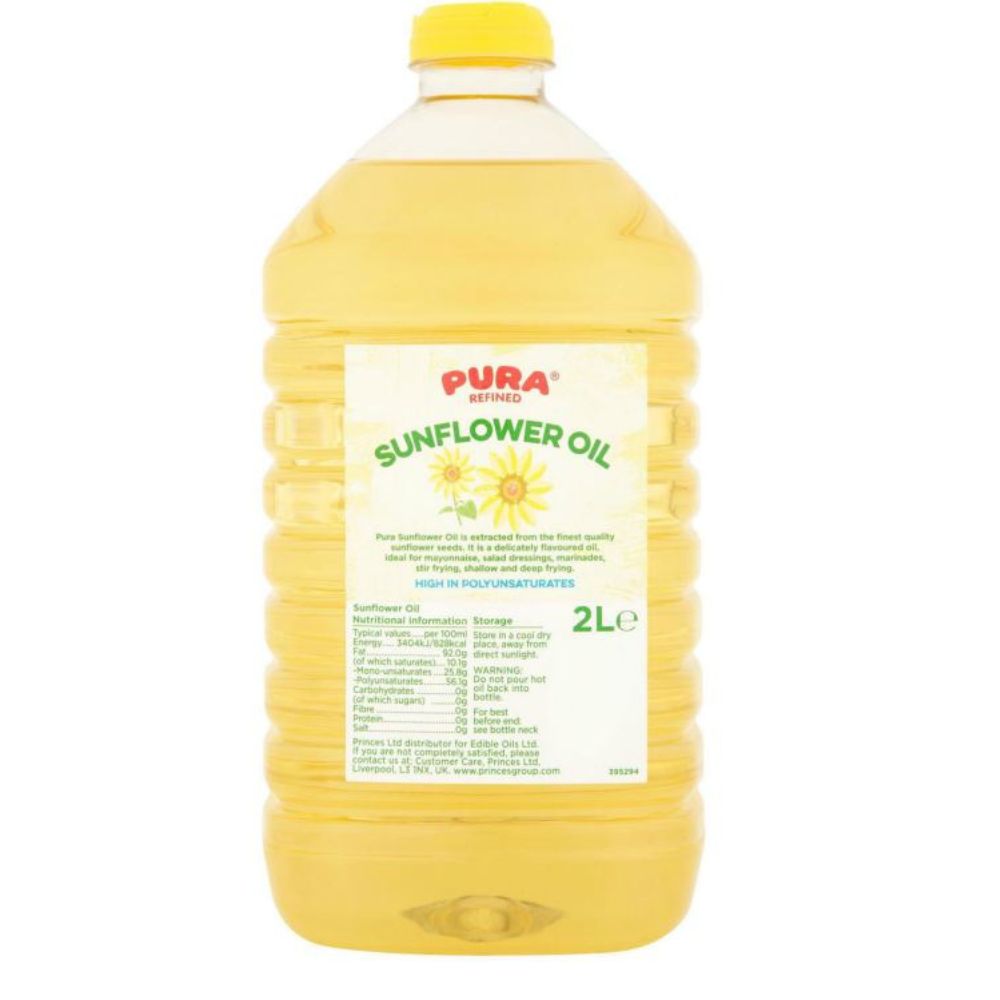 Pura Refined Sunflower Oil 2L