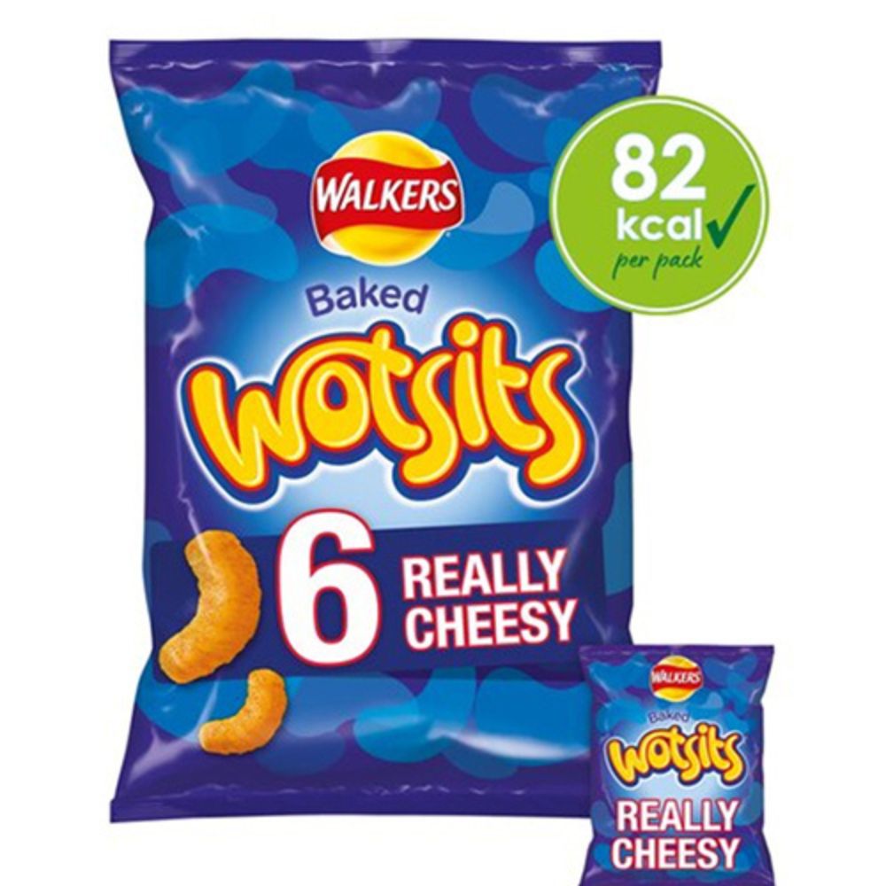 Walkers Cheese & Onion Crisps 6X25g